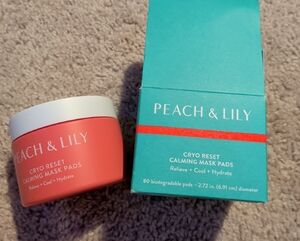 Peach & Lily Cryo Reset Calming Mask Pads - Pink
